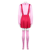 Squid Game (2025) The Doll Pink Red Dress Set Outfits Cosplay Costume